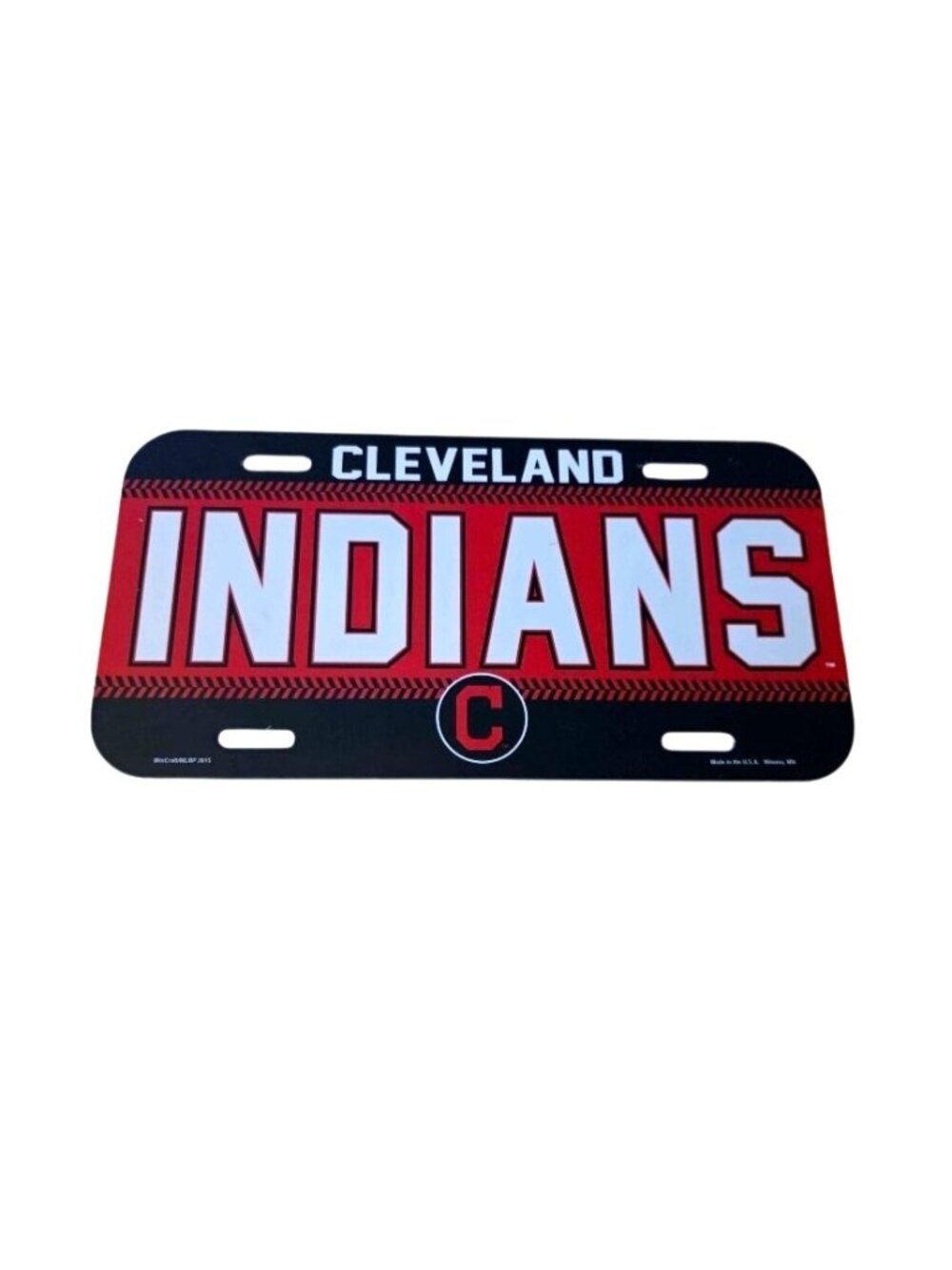 Cleveland Indians License Plate Car Truck SUV Van Durable Tag MLB Baseball USA i